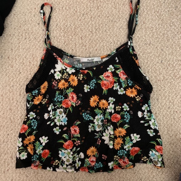 Papaya Tops - Floral spaghetti strap top